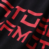 American style satoshi 100% cotton t-shirt with "g" letter print