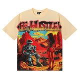 Life hustlers hot diamond hip hop printingpure cotton t-shirt g