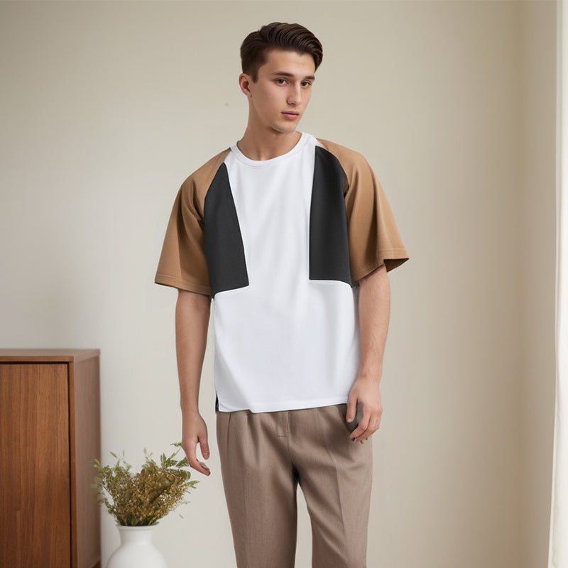 Men's T-shirt Summer Short-Sleeved T-shirt Men's Wide