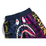 Bathing Ape Shorts Stitching Shorts Boys Trend Personal Leisure Shorts Fifth Pants Multicolor Camouflage Color Matching Short Pants