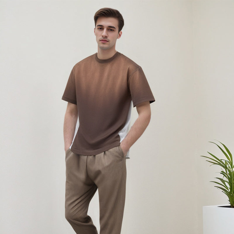 Men's T-shirt Short-Sleeved T-shirt Men's and Women's Loose