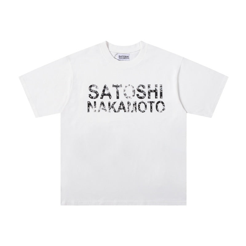 Vale forever retro cotton t-shirt for men - direct-to-garment hip hop print