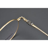 CHH Chrome Hearts Glasses Versatile Retro Pure Titanium Glasses Frame Ultra Light Myopia Glasses Frame