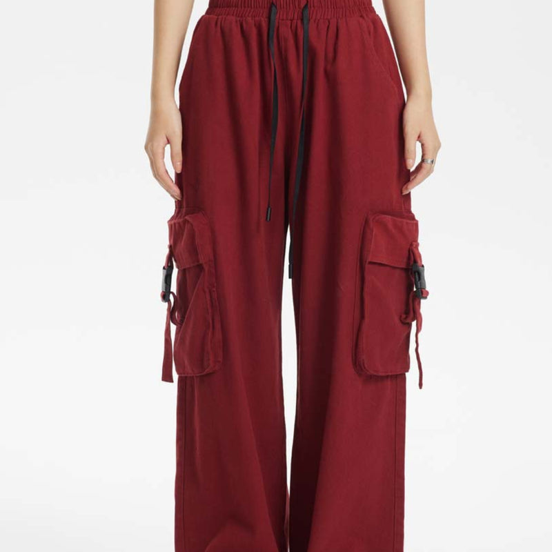 Unisex Pants Autumn Washed Casual Pants