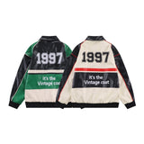 Varsity Jacket Vintage Men's Retro Baseball Uniform Loose