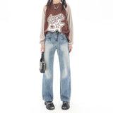 Unisex Pants Autumn Autumn Straight Jeans