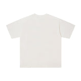 Duaa washed cotton t-shirt g american retroprinting