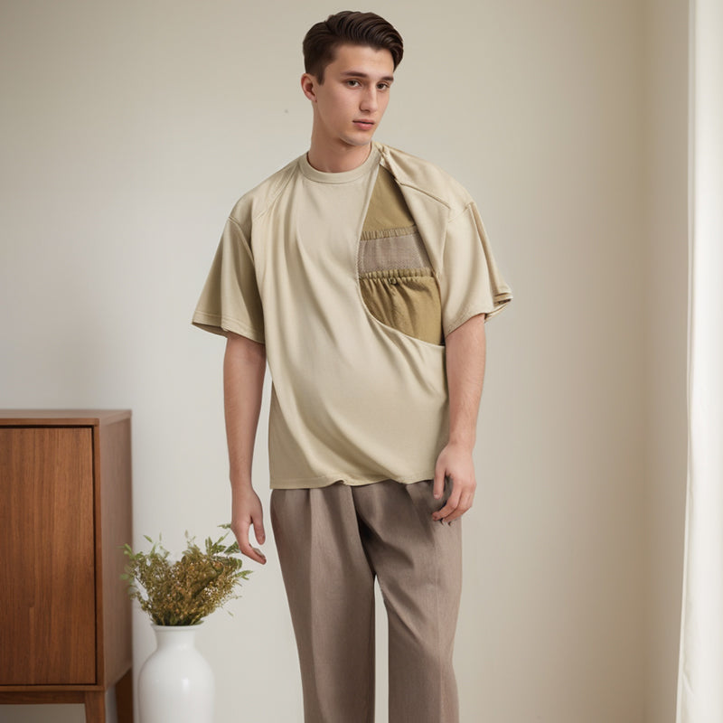 Men's T-shirt Short-Sleeved T-shirt Men's and Women's Loose