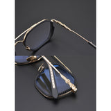 CHH Chrome Hearts Glasses Pure Titanium Vintage Square Double Beam Myopia Glasses Frame