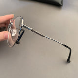 CHH Chrome Hearts Glasses Ultra-light gold silk edge large face myopia glasses frame