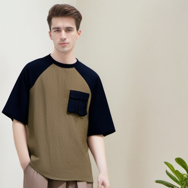 Men's T-shirt Short-Sleeved T-shirt Men's and Women's Loose