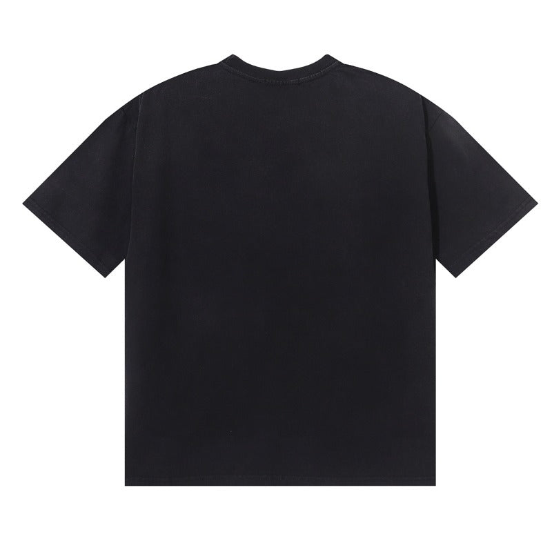 Satoshi pure cotton t-shirt g letter printing