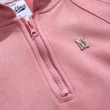 Unisex Sweatshirt Autumn Embroidery Half Zipper Sweater