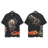 Godspeed men's short-sleeve t-shirt - washed print, hotfix rhinestone detail, streetwear style