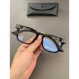 CHH Chrome Hearts Glasses Silver Versatile Myopia Eyeglasses Frame