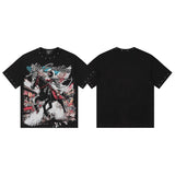 Men's t-shirt with rhinestone print, 100% cotton, american vintage style