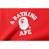 Bathing Ape Hoodie Autumn and Winter round Neck Loose Cotton Brushed Hoody