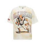 Valleyt-shirt men's american hip hop printingg pure cotton