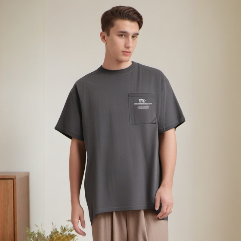 Men's T-shirt Short-Sleeved T-shirt Men's and Women's Loose