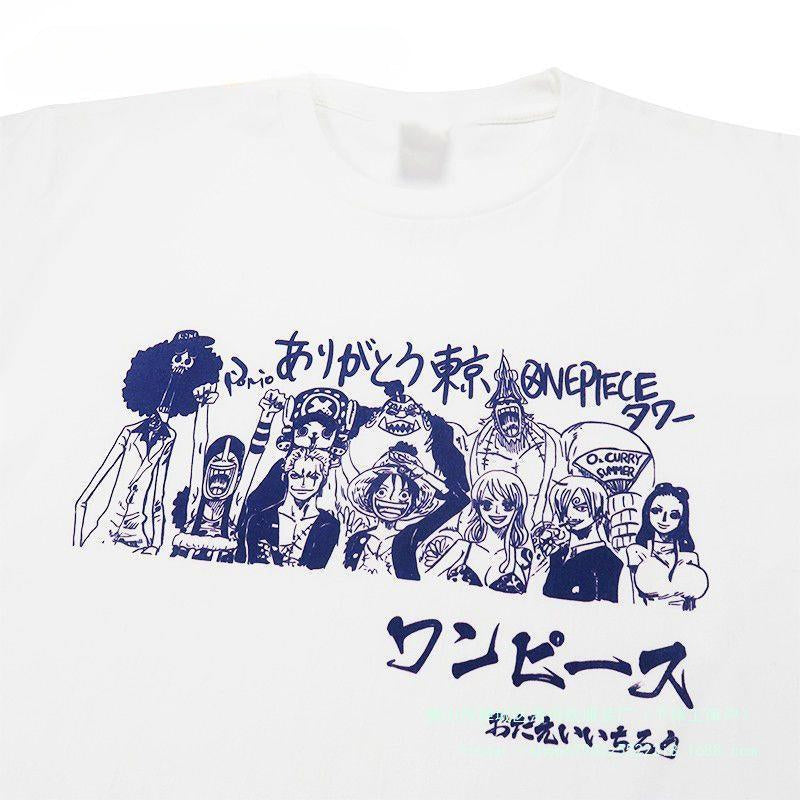 One Piece Luffy Zoro Sanji Nami Crew Printed Pattern Summer