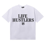 Life hustlers direct injection letterprintingpure cotton t-shirtg