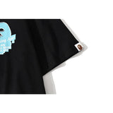 Bathing Ape T Shirt Back Printing Men and Women Fashion Short Sleeve Top