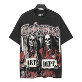 Godspeed men's youth t-shirt - short sleeve, washed print, 100% cotton, american retro style