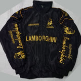 F1 Racing Suit Racing Suit Preppy Style Retro Style Autumn and Winter Cotton-Padded Coat Embroidery