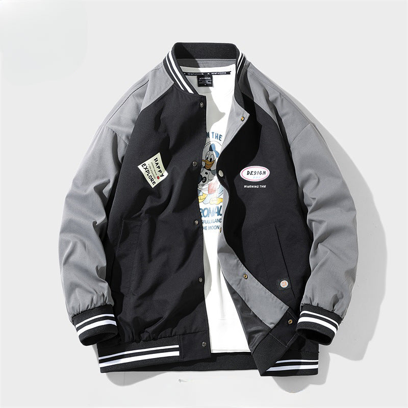 Varsity Jacket Vintage Jacket Baseball Uniform for Men