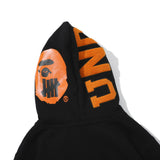 Bathing Ape Hoodie Camouflage Shark Double Hat Jacket Men's Autumn and Winter Cardigan Zipper Embroidered Hooded Sweater