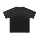 Men's t-shirt with rhinestone print, 100% cotton print