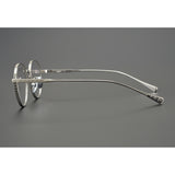 CHH Chrome Hearts Glasses Collection Versatile Vintage Round Engraved Pure Titanium Myopia Glasses Frame