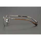 CHH Chrome Hearts Glasses Refined Pure Titanium Ultra Light Retro Box Business Eye Myopia Mirror Frame