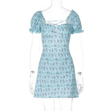 Homecoming Dresses Tight Halter Strap Short Sleeve Dress