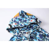 Bathing Ape Hoodie Spring and Autumn Zipper Hoodie Sweater