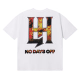 Life hustlers hot diamond pure cotton t-shirt g direct injection hip hop printing