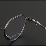 CHH Chrome Hearts Glasses Gold Silk Glasses Frame Retro Women's Ultra Light Polygon Pure Titanium Vision Frame