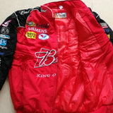 F1 Racing Suit Racing Suit Preppy Style Retro Style Autumn and Winter Wear Coat Cotton Clothing Embroidery