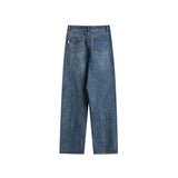 Unisex Jeans Vintage Men and Women Washed Loose
