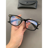 CHH Chrome Hearts Glasses Silver Versatile Myopia Eyeglasses Frame