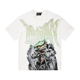 Men's t-shirt with rhinestone print, 100% cotton, american vintage style