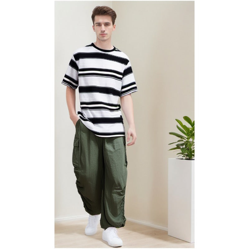 Men's T-shirt Summer Short-Sleeved T-shirt Men's and Women's Loose