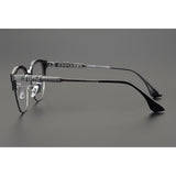 CHH Chrome Hearts Glasses Vintage Ultra Light Half Frame Myopia Glasses Frame