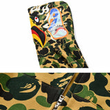 Bathing Ape Hoodie Joint S24 Falcon Full Zip Camouflage Loose Hooded Sweater