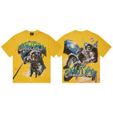 Men's t-shirt with rhinestone print, 100% cotton, american vintage style