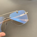 CHH Chrome Hearts Glasses Pure Titanium Vintage Frameless Myopia Frames