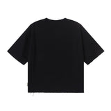 Bkys hotfix rhinestone european and american hip-hop print 100% cotton t-shirt