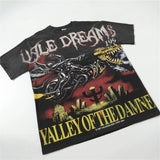 Men's t-shirt with rhinestone print, 100% cotton print