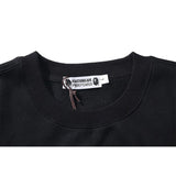 Bathing Ape Sweatshirts Autumn and Winter Camouflage Monkey Head Printed Loose round Neck Fleece-Lined Sweater Men and Women