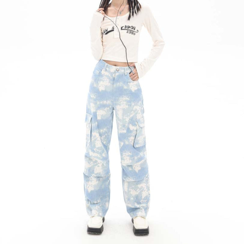 Unisex Pants Tooling Camouflage Slacks